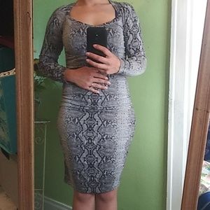 Snake skin  dress